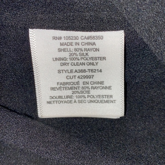 Joie Wayman Velvet Silk Blend 3/4 Ruched Sleeve One Shoulder Top Size 2 - Picture 8 of 8